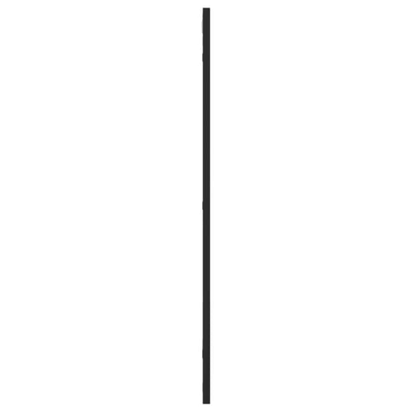 The Living Store Väggspegel svart 50x80 cm rektangulär järn -  Speglar