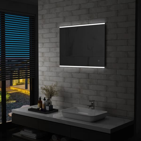 Spejle - Living LED-spejl til badeværelset med berøringssensor 80x60 cm