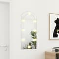 Miniatyrbild 4 av 11: Speglar - Living Spegel med LED-lampor 90x45 cm glas valvformad (335864+326089)