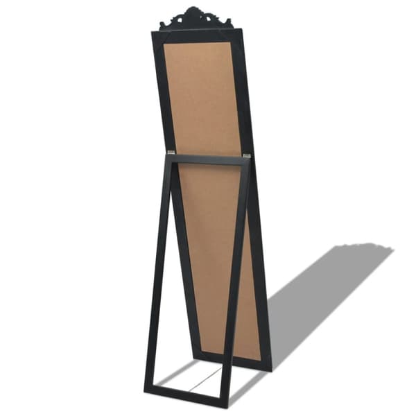 Peilit - Living Vapaasti Seisova Peili Barokkityylinen 160x40 cm Musta