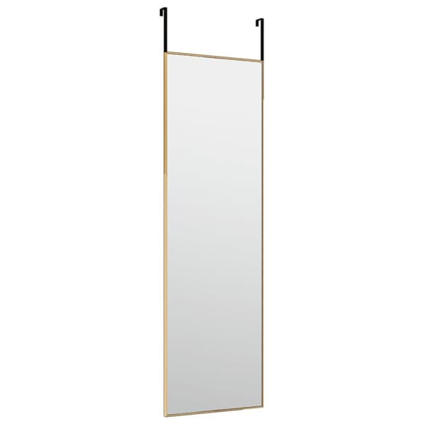 Spejle - Living dørspejl 30x100 cm glas og aluminium guldfarvet