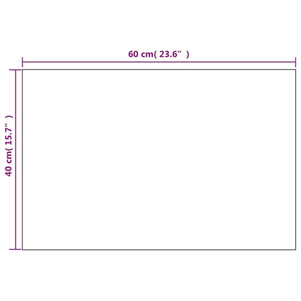Peilit - Living Seinäpeilit 2 kpl 60x40 cm suorakulmainen lasi