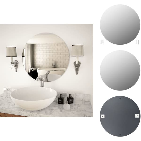 Spejle - Living vægspejl 60 cm rundt glas