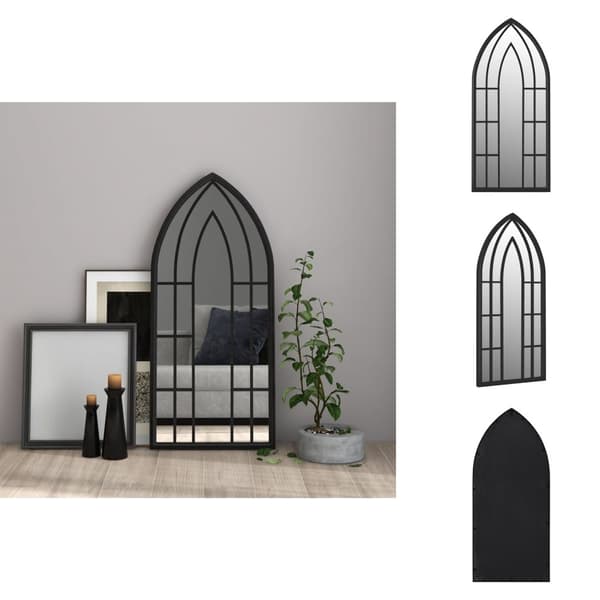 Spejle - Living spejl 100x45 cm jern sort