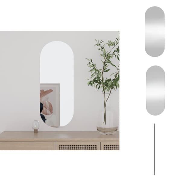 Speglar - Living Väggspegel 20x50 cm glas oval