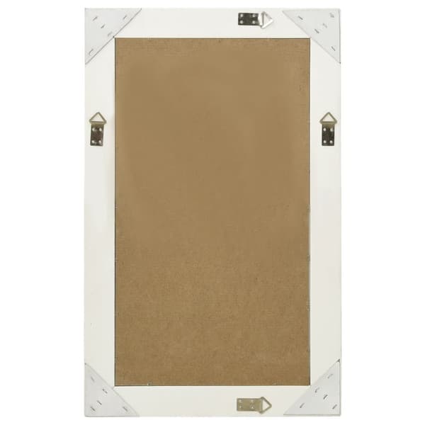 Speglar - Living Väggspegel barockstil 50x80 cm vit