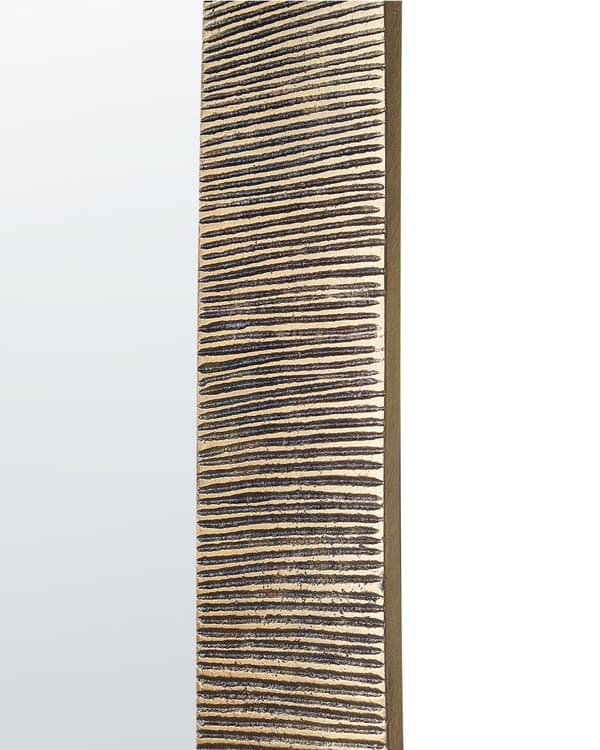 Seinäpeili kulta alumiini lasi 68 x 54 cm käsintehty koukuilla uurrettu suorakulmio moderni perinteinen tyyli