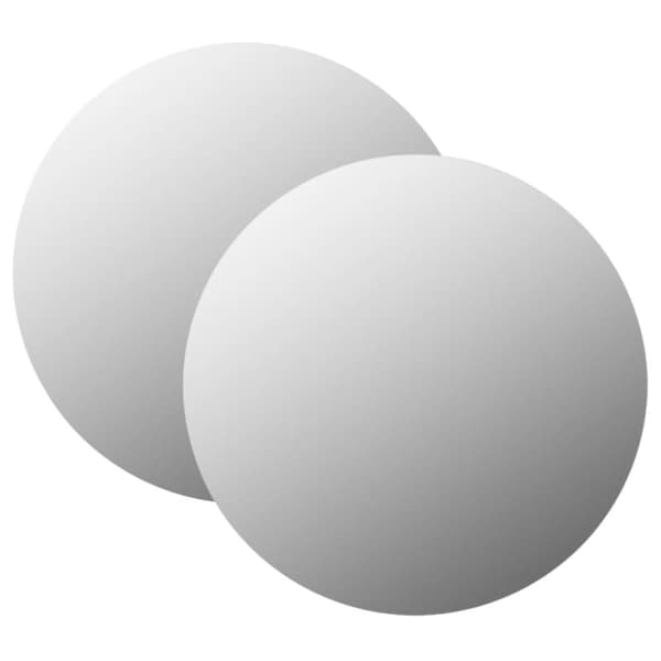 Vægspejle 2 stk. 70 cm rundt glas - Vægspejl - Vægspejle - Home & Living