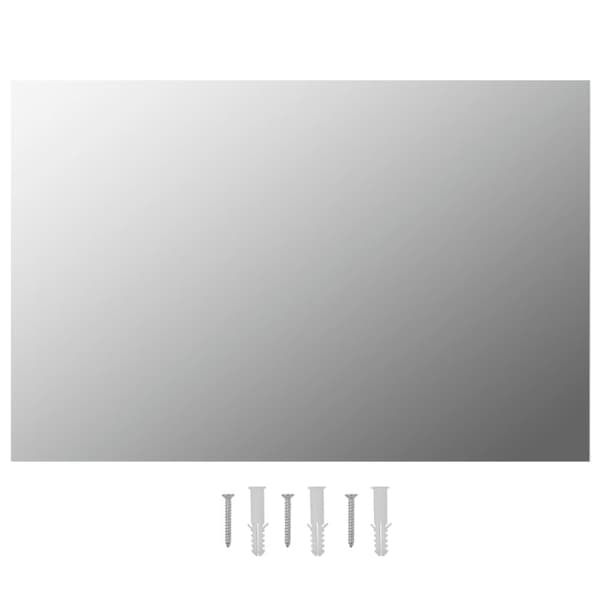 Seinäpeilit 2 kpl 60x40 cm suorakulmainen lasi - Seinäpeili - Seinäpeilit - Home & Living