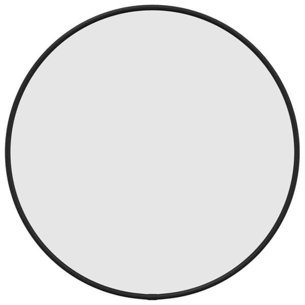 Vægspejl Ø 40 cm rundt sort - Vægspejl - Vægspejle - Home & Living