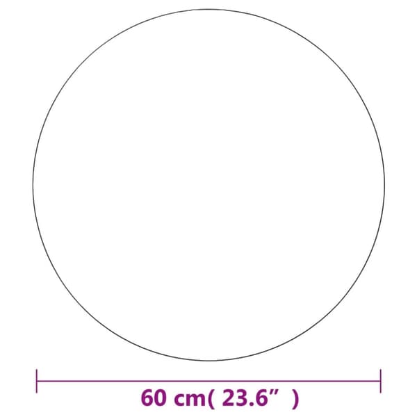Seinäpeili pyöreä 60 cm lasi - Seinäpeili - Seinäpeilit - Home & Living