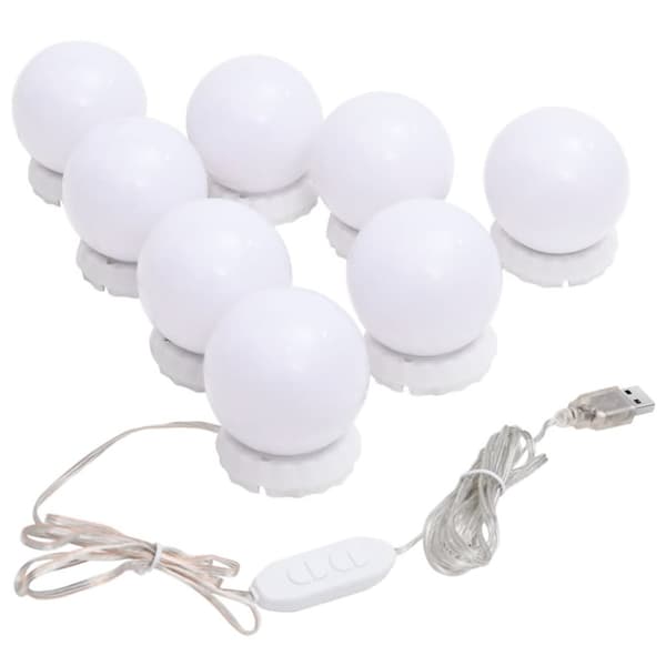 Seinäpeili LED-valoilla neliö lasi - Seinäpeili LED-valolla - Seinäpeilit LED-valoilla - Home & Living