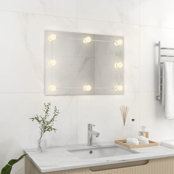 Väggspegel utan ram LED-belysning rektangulär - Väggspegel Med Led - Väggspeglar Med Led - Home & Living