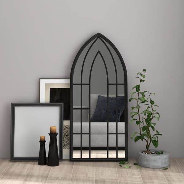 Peili musta 100x45 cm rauta sisäkäyttöön - Peili - Peilit - Home & Living