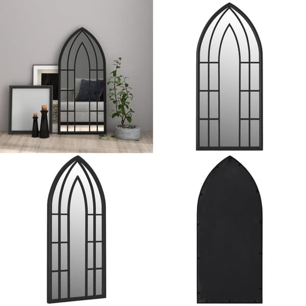 Spejl 100x45 cm jern sort - Spejl - Spejle - Home & Living