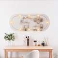 Miniatyrbild 4 av 11: Väggspegel med LED-belysning 25x60 cm glas oval - Spegel Med LED - Speglar Med LED - Home & Living
