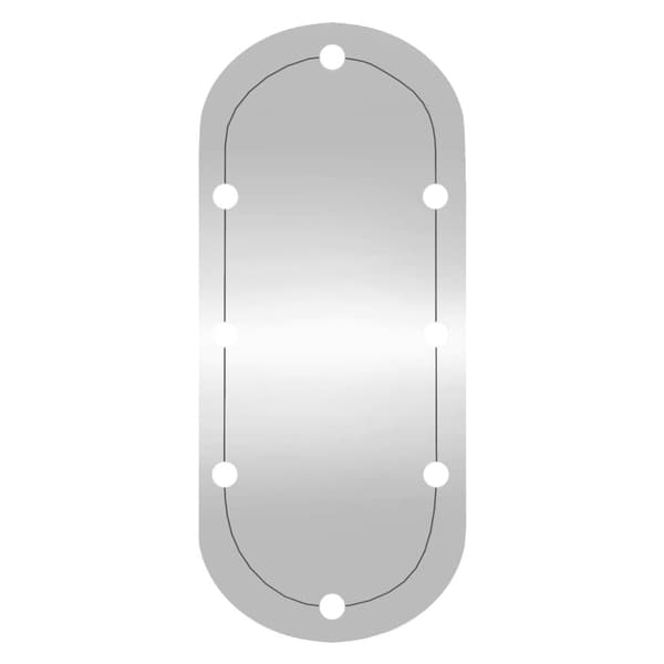 Väggspegel med LED-belysning 25x60 cm glas oval - Spegel Med LED - Speglar Med LED - Home & Living