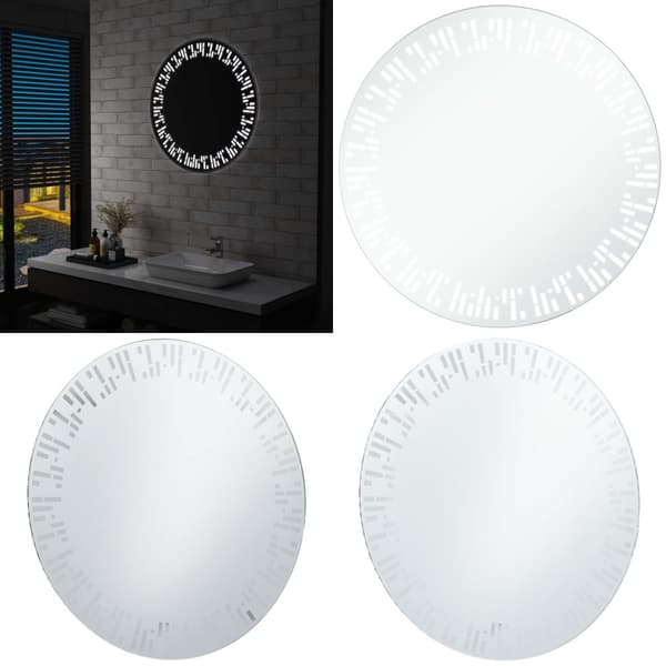 Badeværelsesspejl med LED-lys 80 cm - Badeværelsesspejl - Badeværelsesspejle - Home & Living