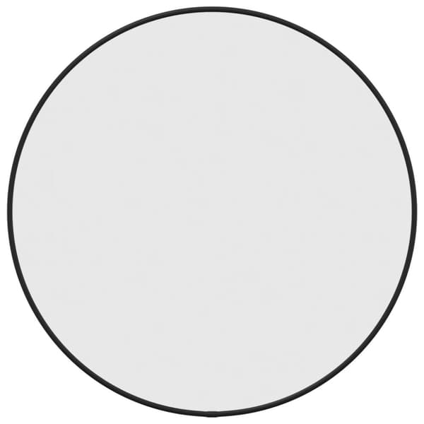 Vægspejl Ø 50 cm rundt sort - Vægspejl - Vægspejle - Home & Living