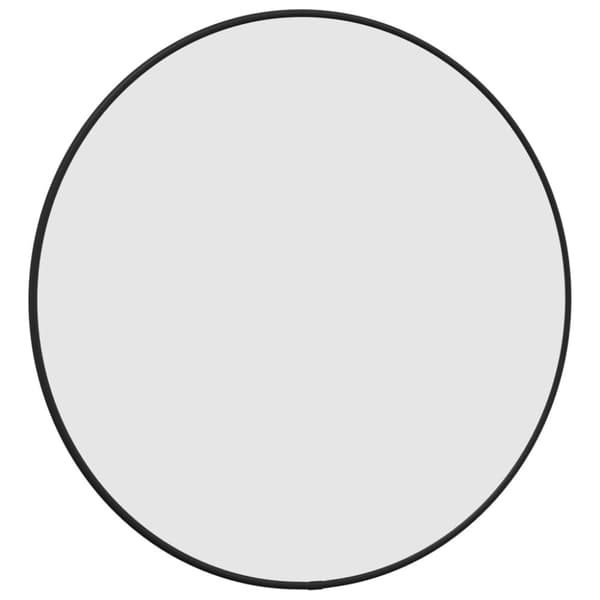 Vægspejl Ø 50 cm rundt sort - Vægspejl - Vægspejle - Home & Living