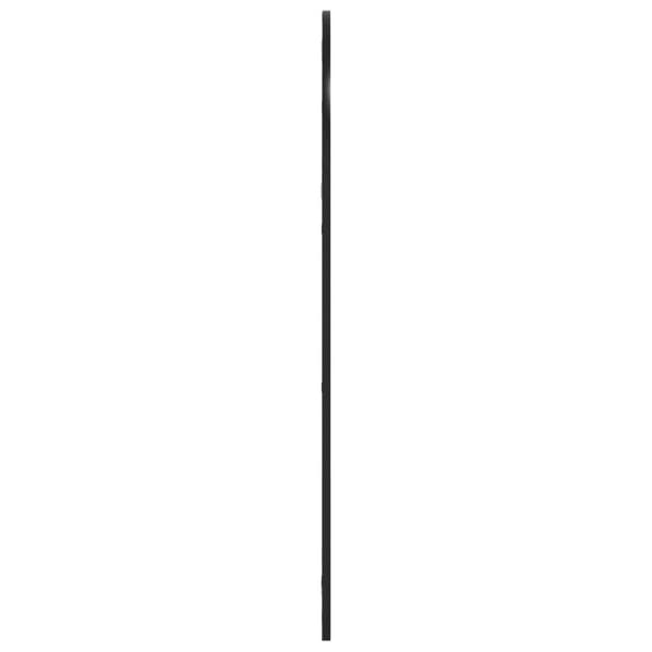 vægspejl 60x110 cm buet jern sort