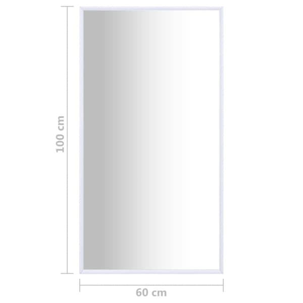spejl 100x60 cm hvid