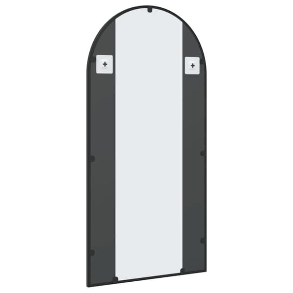 Seinäpeili musta 50x100 cm kaari rauta