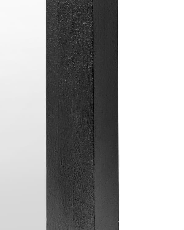 Seinäpeili musta metalli 43 x 69 cm ovaali seinälle ripustettava moderni tyyli