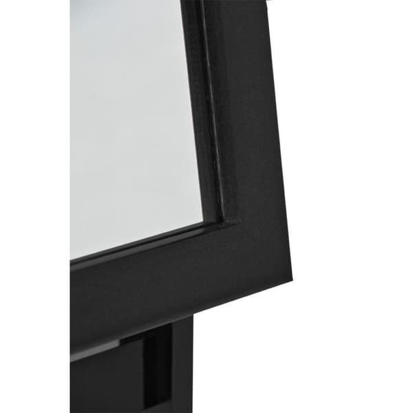 Ståndspegel - CLP - Yolanda - Trä - Svart - Höjd 150 cm