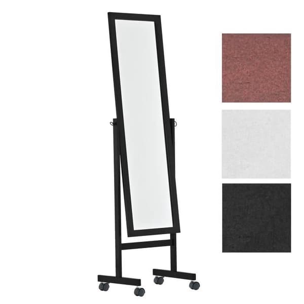 Ståndspegel - CLP - Yolanda - Trä - Svart - Höjd 150 cm