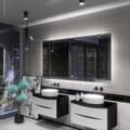 Miniatyrbild 3 av 4: LED Spegel med Touch Switch ALASTA Dubai 170x80 cm
