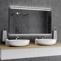 Miniatyrbild 3 av 3: Alasta Paris LED spegel 120x50 cm - AGC MIROX glas - 12V LED - Vit