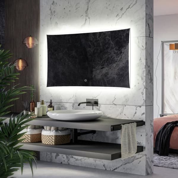 LED Spegel med Touch Switch ALASTA Lisbona 170x100 cm