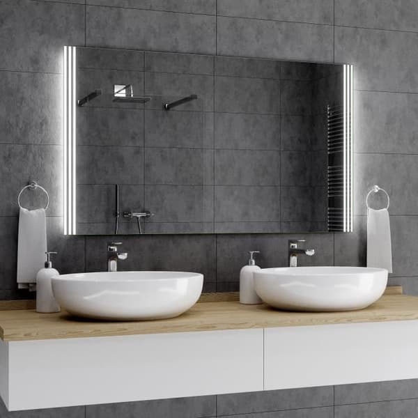 Alasta, LED Spegel med Touch Switch, Mediolan 180x90 cm