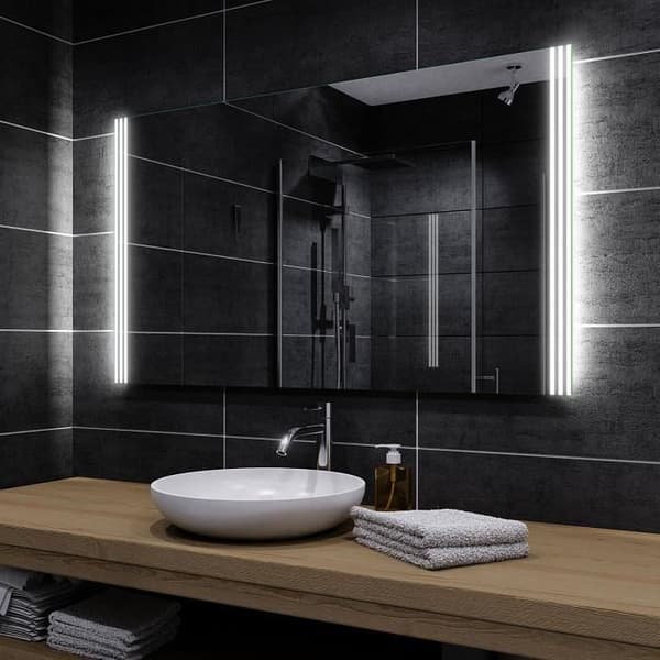 Alasta, LED Spegel med Touch Switch, Mediolan 180x90 cm