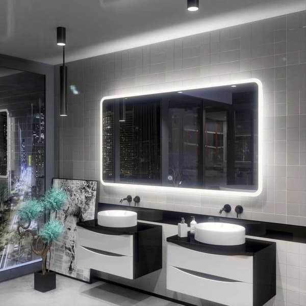 Alasta, LED Spegel med Touch Switch, Osaka 70x60 cm