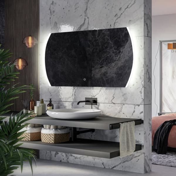 Alasta, LED Spegel med Touch Switch, Baltimore 150x60 cm