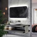 Miniatyrbild 2 av 4: LED Spegel med Touch Switch ALASTA ASSEN 110x80 cm