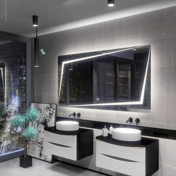 Alasta, LED Spegel med Touch Switch, Berlin 90x70 cm