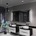 Miniatyrbild 3 av 3: Alasta LED spegel - Praga 120x60 cm - AGC MIROX glas - 12V LED - Vit