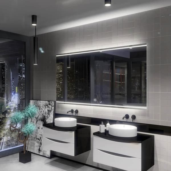 Alasta, LED-spegel med Touch Switch, Chicago 80x60 cm