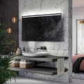 Miniatyrbild 2 av 4: LED-spegel med Touch Switch - ALASTA - Giza 150x80 cm - LED-belysning - Modern skandinavisk stil