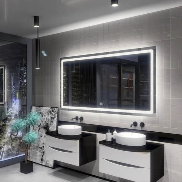 Alasta, LED-spegel med Touch Switch, Houston 80x60 cm