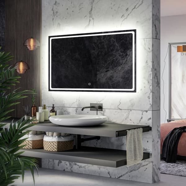 Alasta, LED-spegel med Touch Switch, Houston 80x60 cm