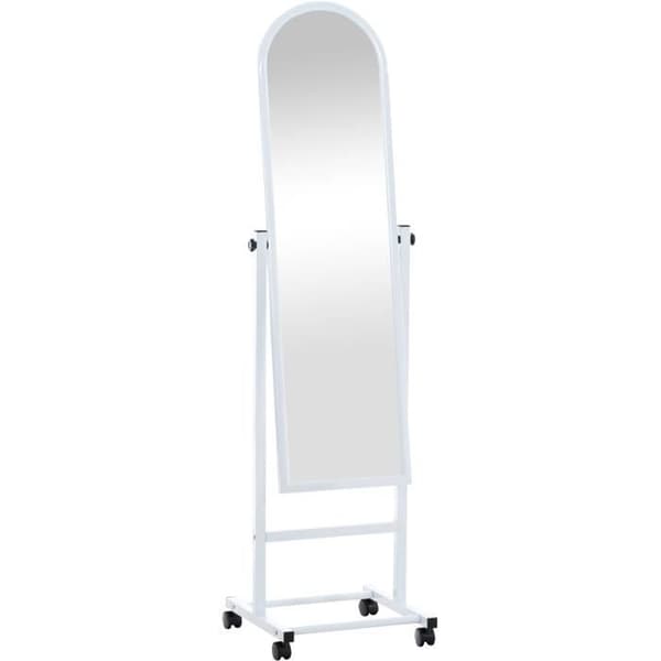 Evoir stående spegel med hjul och metallram - CLP - Oval - Svart - Interiör - Modern - Design