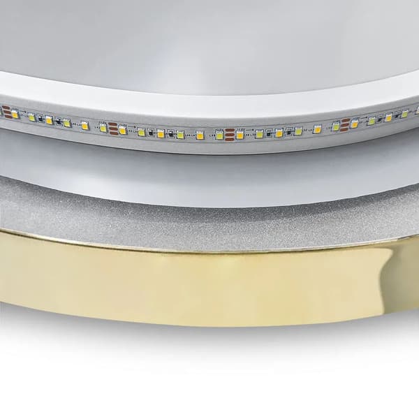 LED-peili OVL kulta 50x100 cm