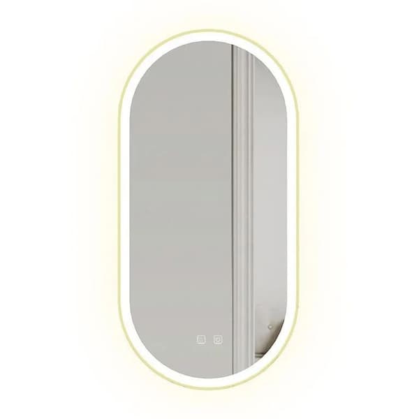 LED-peili OVL kulta 50x100 cm