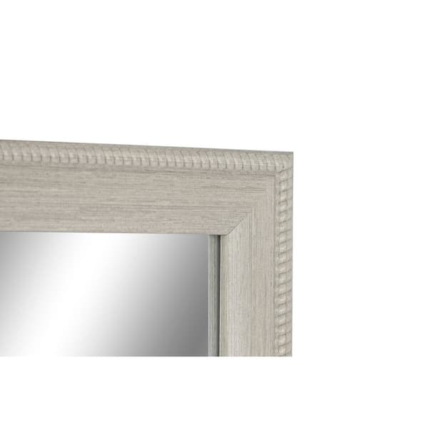 Väggspegel Home ESPRIT Vit Brun Beige Grå Glas polystyren 36 x 2 x 125 cm (4 antal)
