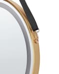 Miniatyrbild 6 av 8: Belyst LED-badrumsspegel Rund 60 x 60 cm Glamour med Bluetooth-högtalare