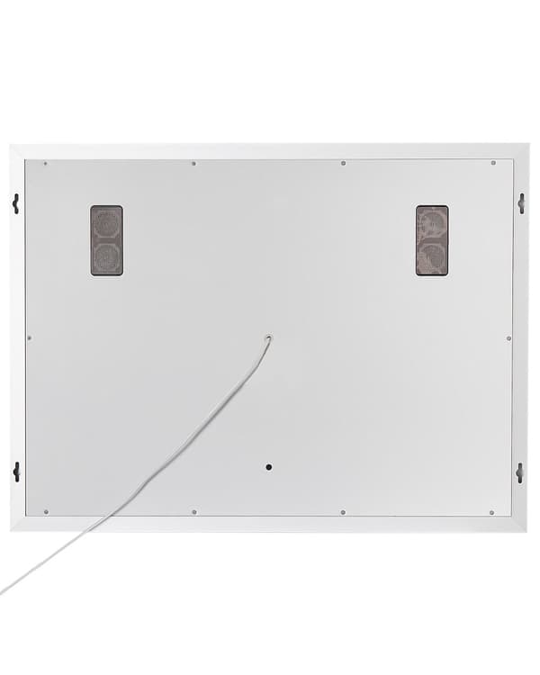Upplyst LED-badrumsspegel Rektangulär 60 x 80 cm Glamour med Bluetooth-högtalare Förstoringsglas